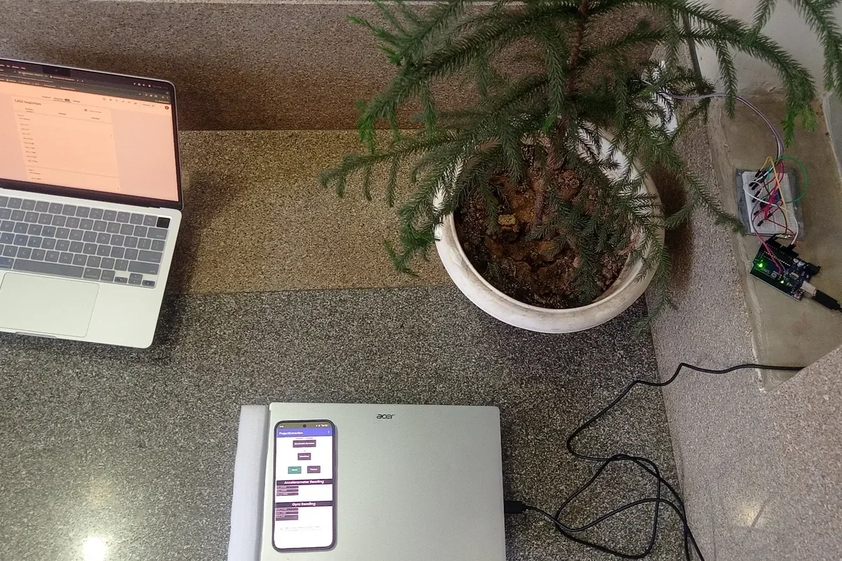 The NaadVriksha system setup.