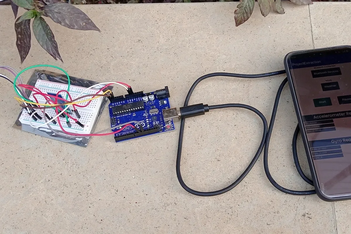 Electronics and phone interface.
